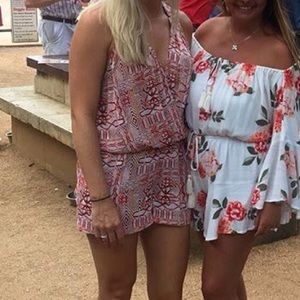 BCBGMAXAZRIA Summer Aztec Romper